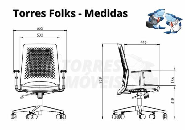 Torres Folks Medidas