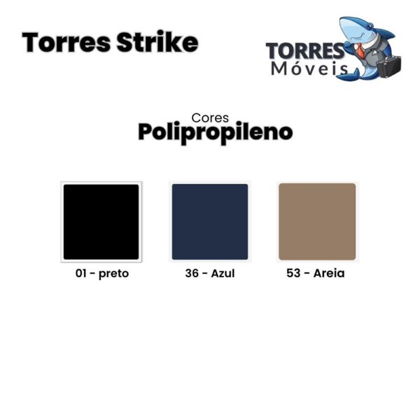 Copia de Torres Bit banquetas Cores polipropileno