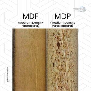 Amostras de MDF e MDP